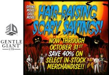 Gentle Giant Halloween Scary Good Sales Event