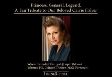 Fans Honour Carrie Fisher