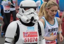 The Running Stormtrooper Takes On The London Marathon Tomorrow