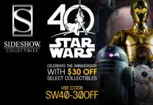 Sideshow: Celebrate 40th Anniversary With $30 Off