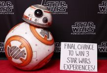 Force For Change: Final Chance To Win 3 ‘Star Wars’ Experiences