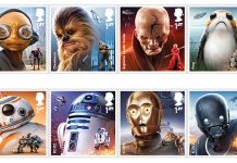 New Royal Mail Stamps Celebrate ‘Star Wars’ Droids & Aliens