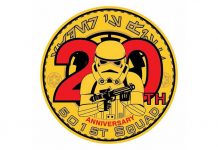 20th Anniversary 501st Squad Gold Patch