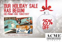 Acme Archives Holiday Sale Info!