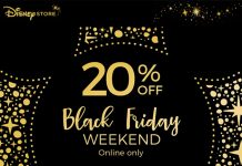 Disney Store Black Friday Weekend Deals