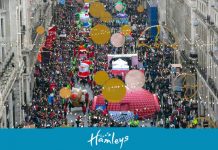 Hamleys Christmas Toy Parade Sunday 19th November 2017 In London