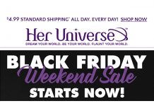 Her Universe Black Friday Weekend Sale