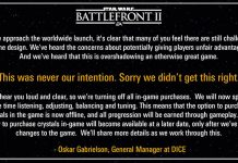 ‘Star Wars’ Battlefront II Update By Oskar Gabrielson, GM, DICE