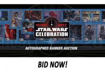 Last Chance! Auction For Topps ‘Star Wars’ Authentics Signed Celebration Banners