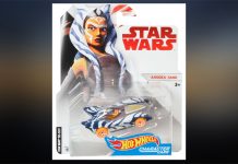 Carded Image Of Hot Wheels Ahsoka Tano Character Car