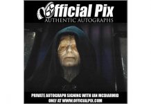 Official Pix Private Signing With Ian McDiarmid – Pre-order & Send In
