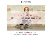 Po-Zu Flash Sale: Save An Extra 20% Off Prices Till Midnight Sunday