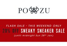 Reminder: Po-Zu Sneaky Sneaker 20% Off Sale, Ends Midnight Tonight (GMT)