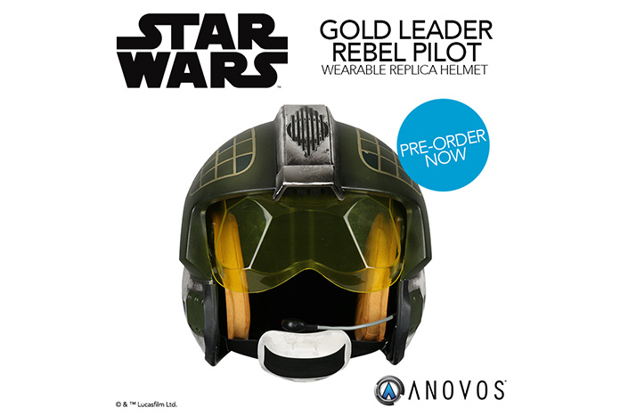 Gold Leader Helmet Anovos