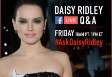 REMINDER: LIVE Q&A Session With Daisy Ridley TODAY