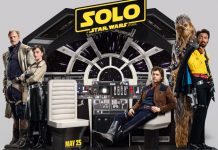 Front Rotating View Of New ‘Solo’ Theater Standee