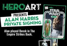 Hero Art Signings Offer JTC Bossk Variant Comic Signed By Alan Harris