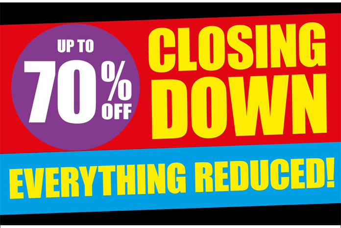 TRU Closing Down April 2018