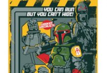 Zavvi UK Exclusive: ‘Bounty Hunters For Hire’ Silkscreen Print By Mark Daniels