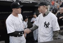 Ron Howard Throws Out First Pitch At Yankees Game