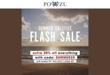 Enjoy The Longest Day Of The Year With 20% Off From Po-Zu