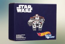 Hot Wheels SDCC 2018 Exclusive Porg Millennium Falcon Battle Roller