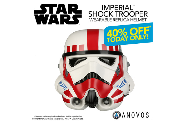 ANOVOS Shock Trooper 40 Off July 2018