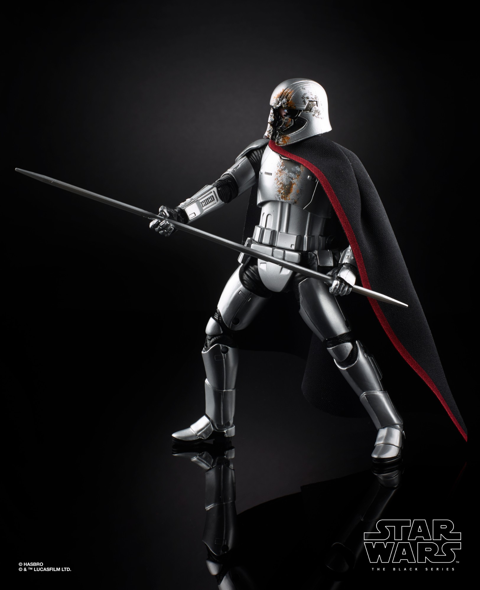 STAR WARS THE BLACK SERIES BATTLE DAMAGED PHASMA 2