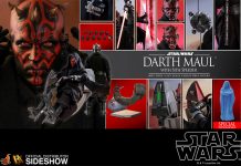 Pre-Order Hot Toys Darth Maul & Sith Speeder Sixth Scale Figure (Special Edition)