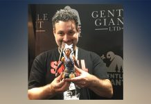 SDCC 2018: Dave Filoni Poses With Gentle Giant Ahsoka Tano Mini Bust