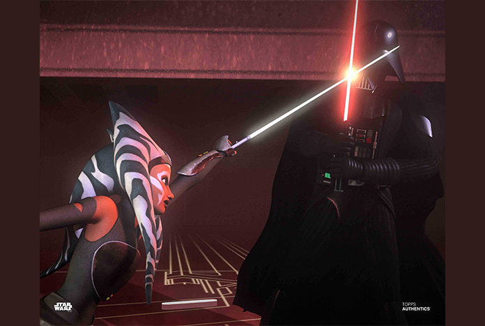 Vader and Ahsoka Topps