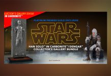 Pre-Order Gentle Giant Dengar & Han Solo Carbonite Collector’s Gallery Statues