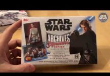 Topps Star Wars Archives Signature Series Trading Cards Box Break