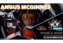 MCM Comic Con London October ’18: Angus McGinnes Attending