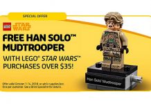 LEGO BrickHeadz & Porg Available Now with Free Han Solo Mudtrooper Minifigure