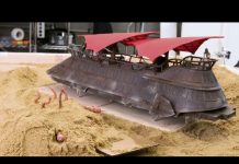 Time Lapse Video Of HASLAB Jabba’s Sail Barge Packaging Photoshoot