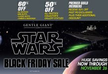 Gentle Giant: Black Friday Star Wars Sale Now On