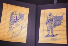 Pedro Pascal Shares The Mandalorian Sketches by Dave Filoni on Social Media
