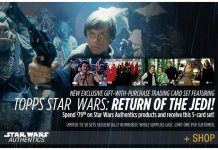 Topps Trading Card Set Free With $79.99 Spend At Star Wars Authentics