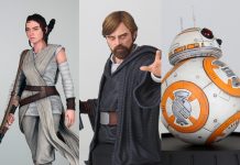 High Res Images of Gentle Giant Rey (TFA) 1/6th Statue, Luke (TLJ) Mini Bust, & BB-8 1/6th Statue