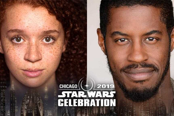 Ahmed Best and Erin Kellyman