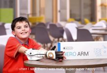 Cameron Receives Star Wars BB-8 Bionic Arm Covers and Mark Hamill Message Too
