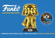 Funko Reveals Gold Chrome Darth Vader POP! for MCM Comic Con