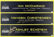 Celebration Exclusive 1-Of-1 Autographed Actor Nameplate Auction at Star Wars Authentics