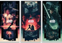 Original Star Wars Saga Triptych by John Guydo Available Now