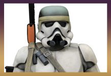 UPDATED: Diamond Select Toys Ralph McQuarrie Concept Sandtrooper Mini-Bust Revealed