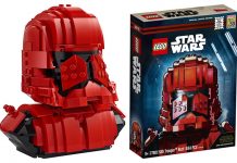 SDCC 2019: LEGO Sith Trooper Bust Instructions Available (Set #77901)