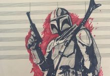 Ludwig Göransson Shares Sketch of The Mandalorian During Scoring Session