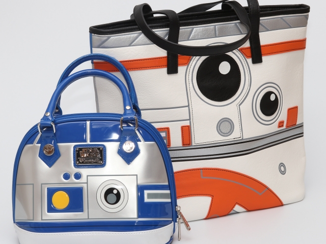 Loungefly R2-D2 Dome and R2-D2BB-8 Tote Bags