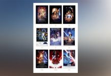 The Skywalker Saga Posters Assembled Together